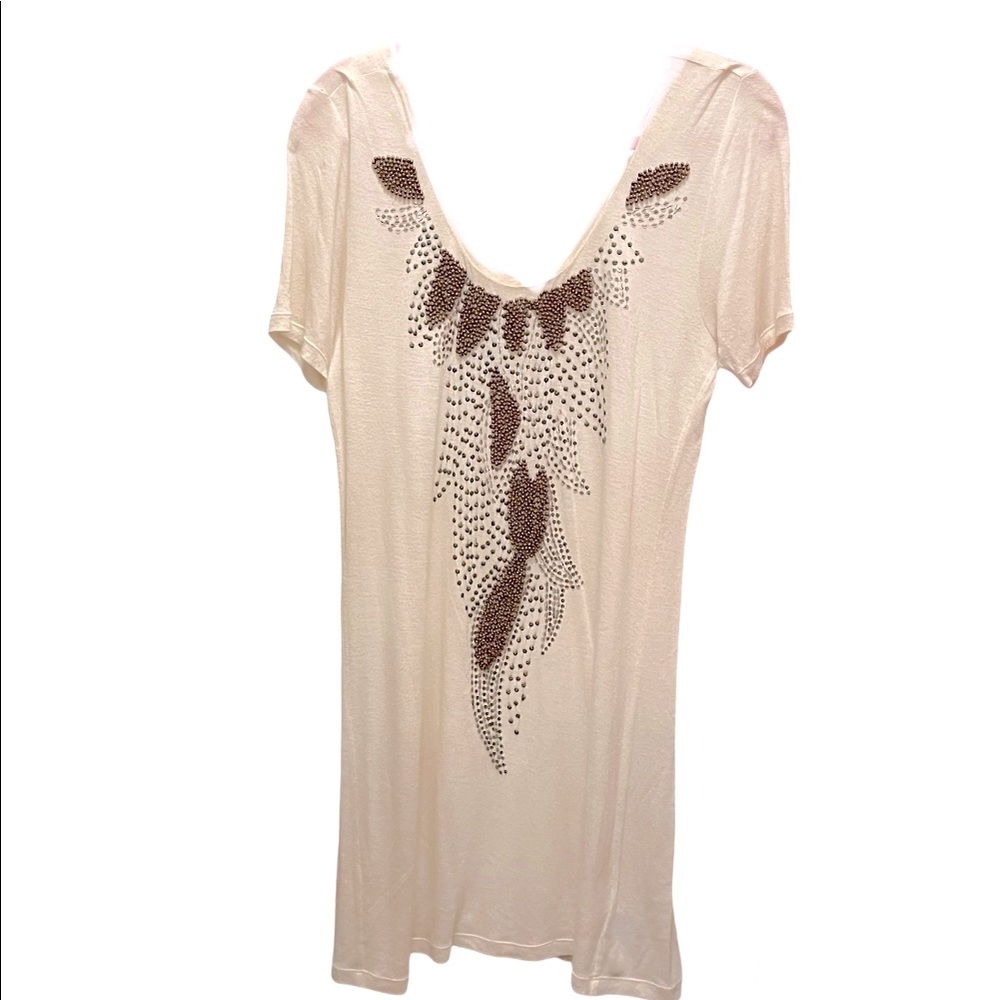 Nordstrom’s Beaded Shirt Dress - Picture 1 of 6